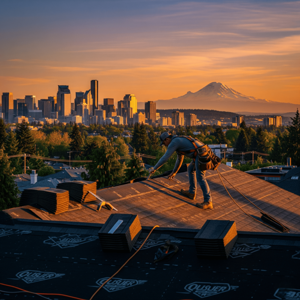 Gig Harbor Roofing experts providing repair and replacement services in Bellevue WA